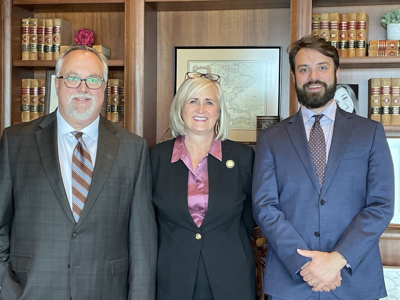 Gentry Patterson with legal colleagues